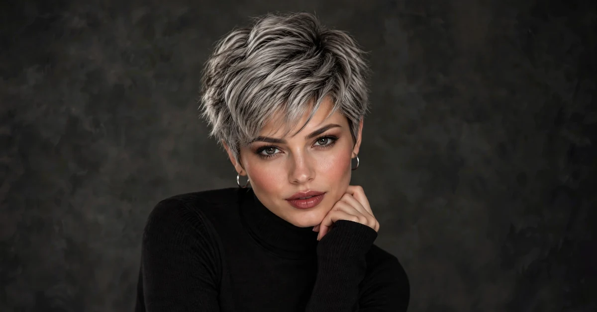 Silver Pixie Cut Ideas — fall beauty ideas