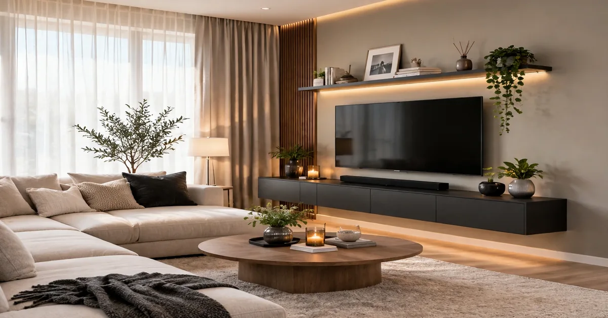 Modern Neutral Living Room Ideas for a Cozy Luxury Home