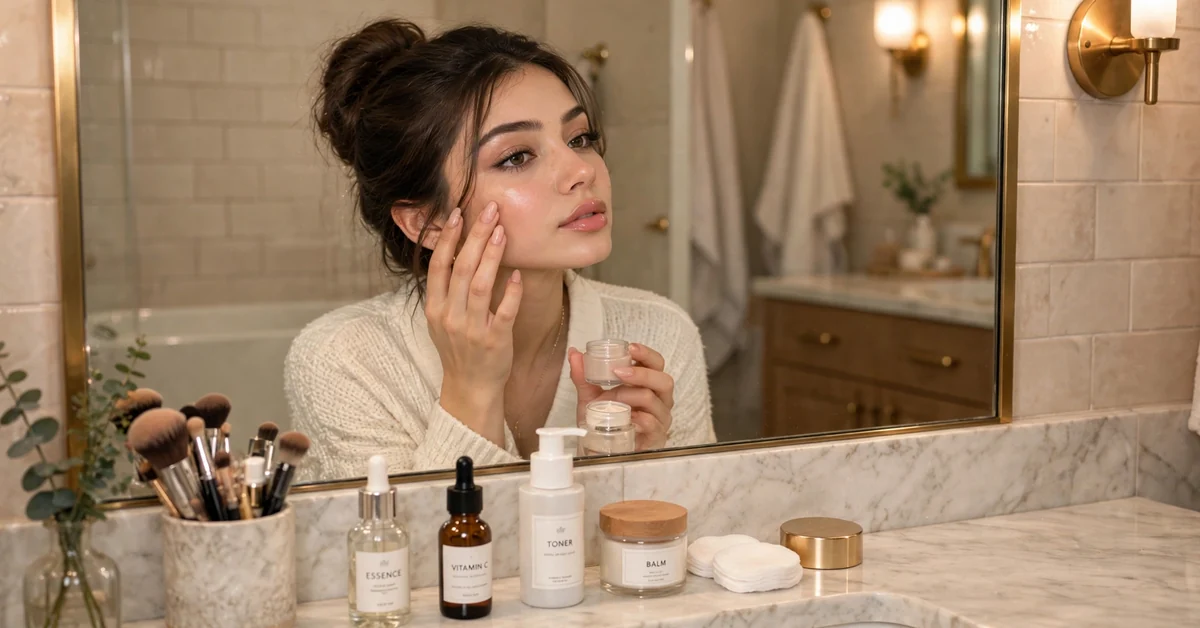 Natural Glowy Makeup Look | Soft Nude Lips & Radiant Skin — everyday beauty idea