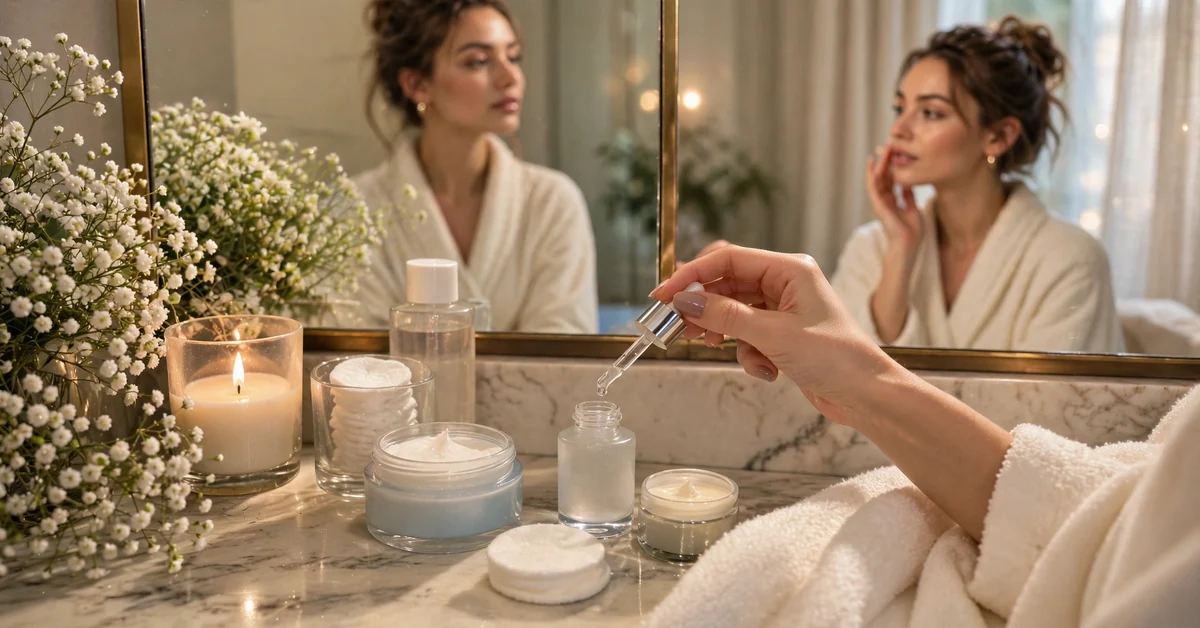 Luxury Skincare Routine | Serum, Moisturizer & Hydrating Essentials