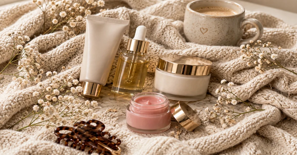 Cozy Luxury Skincare Products and Self Care Essentials
